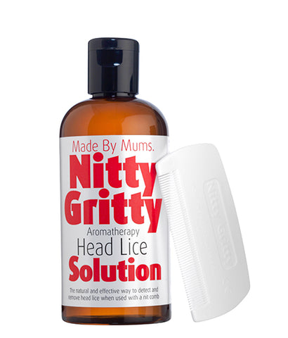 Nitty Gritty Aromatherapy Head Lice Solution Kit (with plastic nit comb)
