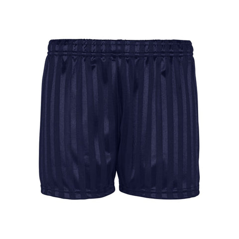 Navy PE Shorts - Shadow Stripe