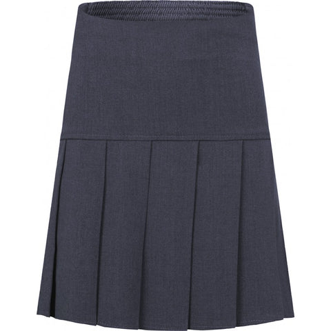 Grey Fan Pleat Skirt